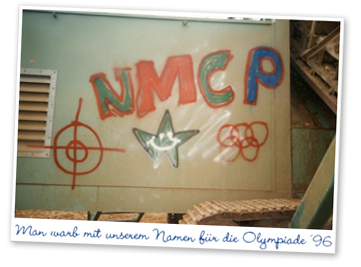 Man warb mit unserem Namen für die Olympiade 1996